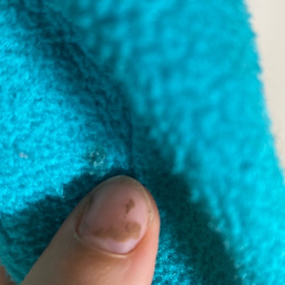 L.L bean fleece zip up jacket kids size 14-16 large play condition camping - Picture 6 of 11